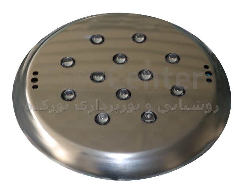 چراغ روکار استخری استیل 36وات فولکالر(RGB)