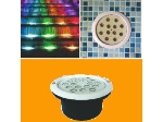 چراغ استخری توکار ۱۲ وات تک رنگ