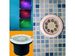 چراغ استخری توکار ۹ وات مولتی کالر rgb