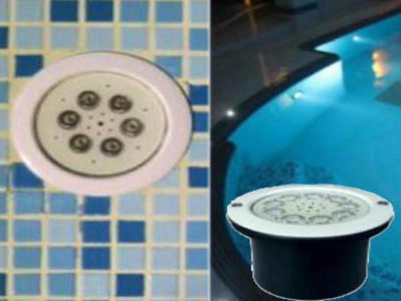 پروژکتور استخری توکار ۶ وات تک رنگ