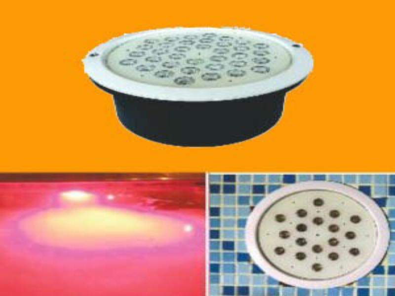 چراغ استخری توکار ۱۸ وات تک رنگ