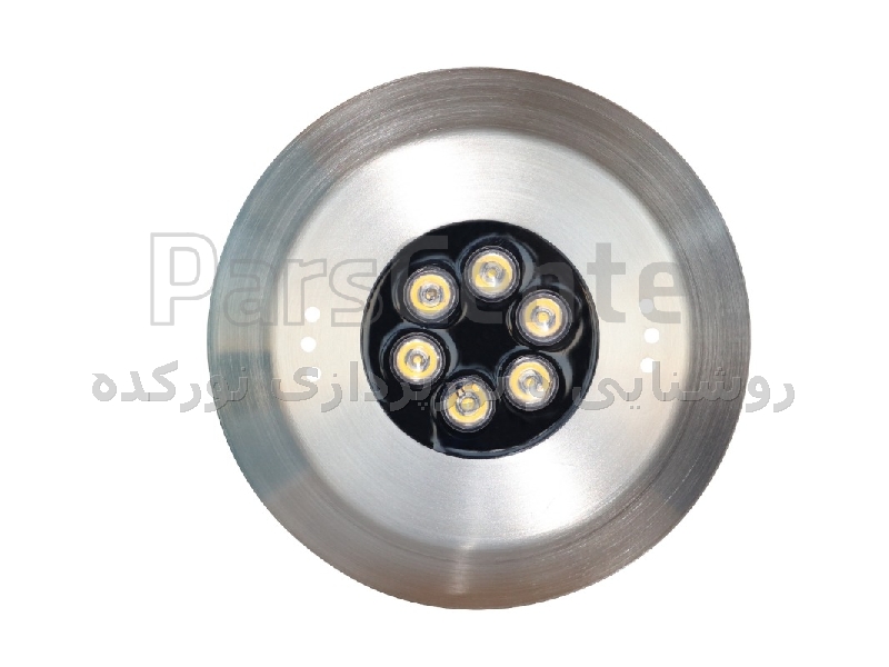 چراغ روکار استخری استیل 18وات فولکالر(RGB)