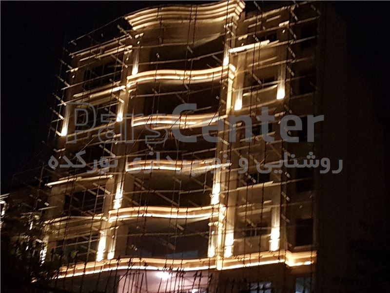 طراحی و تولید چراغهای نورپردازی نما